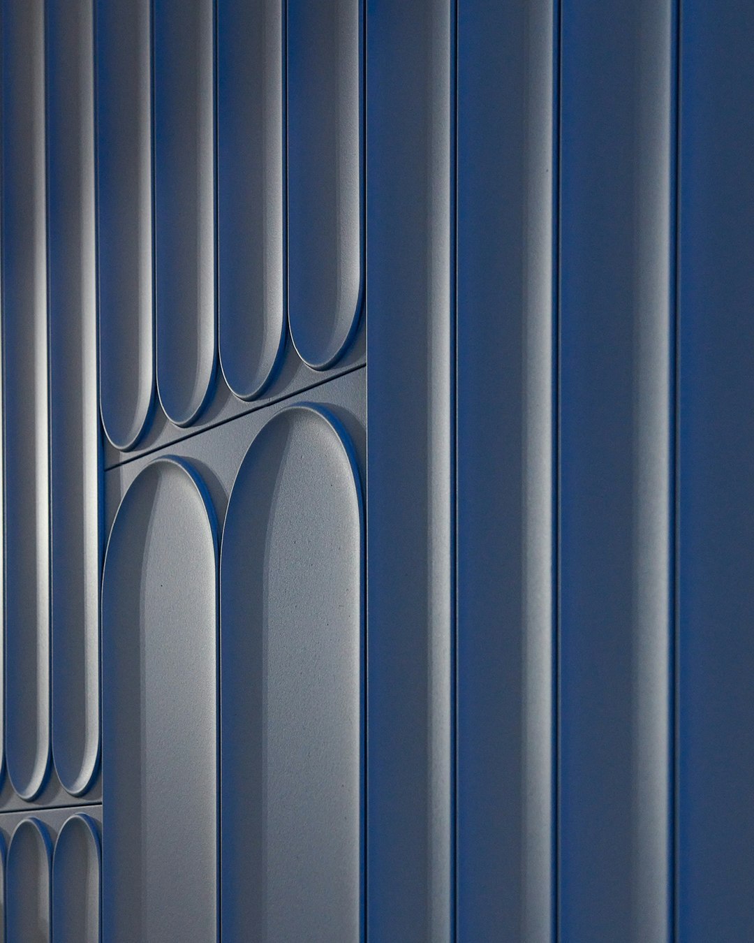 Kék 3D falpanel textúra